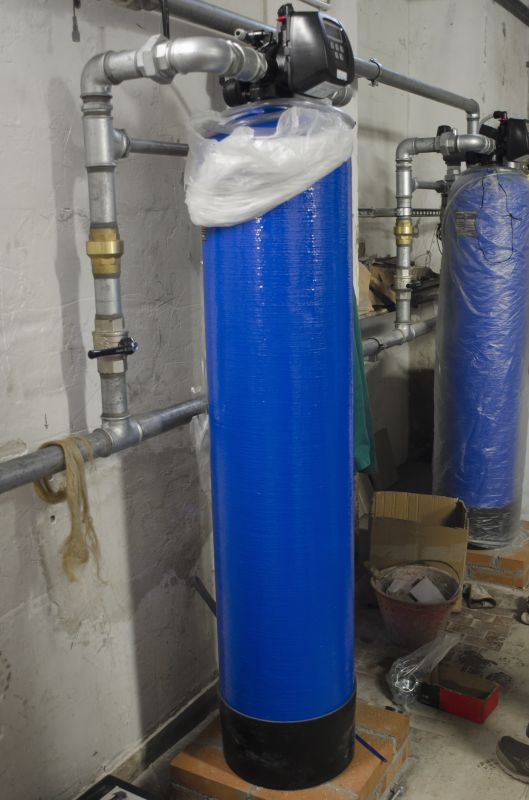 Water Softener System Close-up